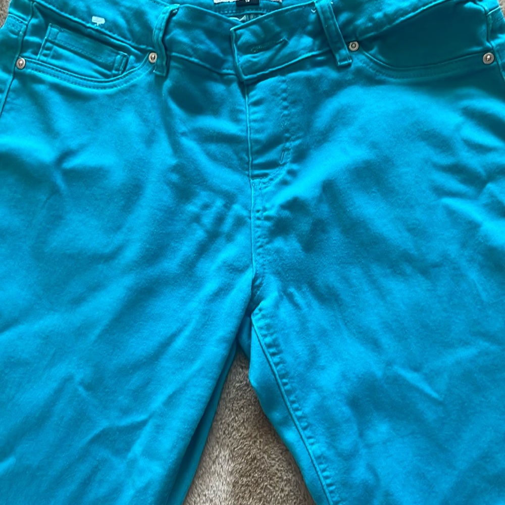 Nygard Vibrant Blue Ankle Skinny Pants - Size 14 - Picture 11 of 16